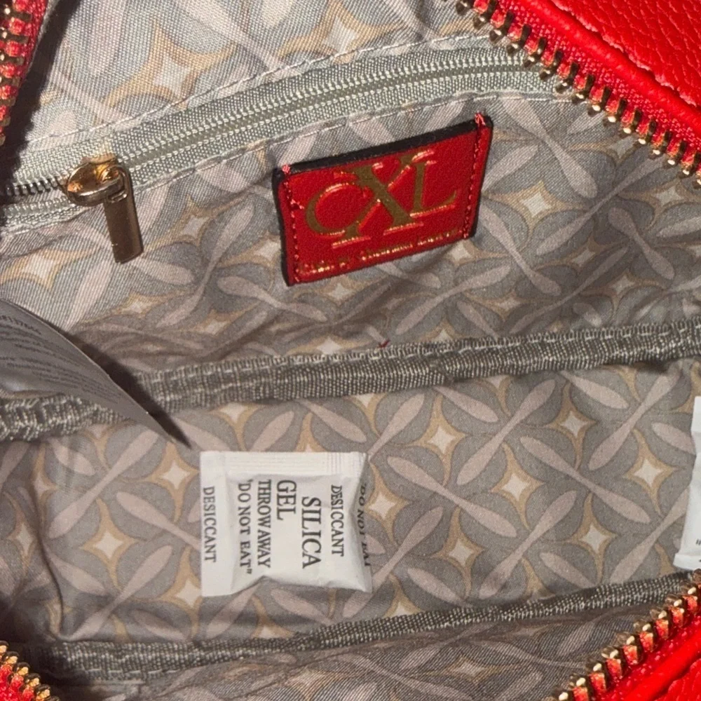 Christian Lacroix Vibrant Red Crossbody Bag with Coin Pouch